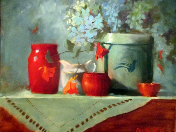 Flowers with Vase
